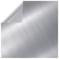 vidaXL ezüstszínű négyszögletes PE medencetakaró 600 x 400 cm medence kiegészítő