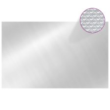 vidaXL ezüstszínű négyszögletes PE medencetakaró 800 x 500 cm (93103) medence kiegészítő