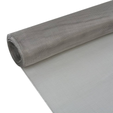 vidaXL ezüstszínű rozsdamentes acélháló 100 x 1000 cm (142259) kerti bútor