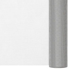 vidaXL ezüstszínű rozsdamentes acélháló 112 x 500 cm (150896) kerti bútor