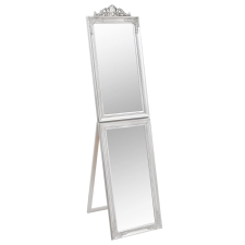 vidaXL ezüstszínű szabadon álló tükör 45x180 cm (351526) bútor