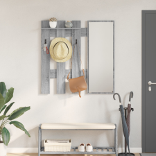 vidaXL Fali Kabáthorog Szürke sonoma 100 x 10 x 100 cm Faanyag bútor