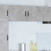 vidaXL Fali konyhaszekrény Beton Szürke 50 x 31 x 40 cm Faanyag