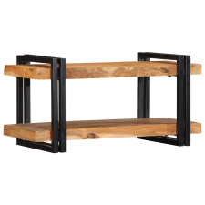 vidaXL fali polc 70x33x35 cm tömör fa akácfa bútor