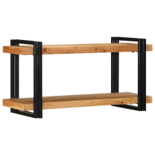 vidaXL fali polc 90x33x45 cm tömör fa akácfa bútor