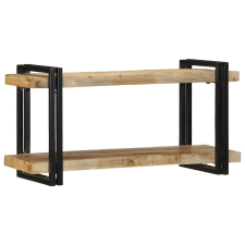 vidaXL fali polc 90x33x45 cm tömör nyersfa Mango (4017485) bútor