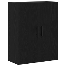 vidaXL Fali Szekrény Fekete Tölgy 69,5x34x90 cm Mérnöki Fa (862940) bútor