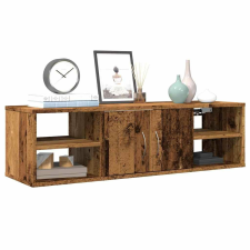 vidaXL fali szekrény Régi fa 102x30x29 cm Gépelt fa bútor