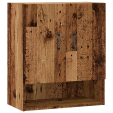 vidaXL fali szekrény régi fa 60x31x70 cm gépelt fa (857067) bútor