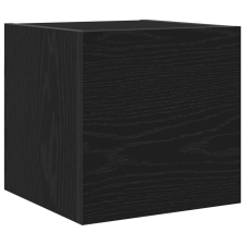 vidaXL Fali TV Szekrény Fekete Tölgy 30,5x30x30 cm (862576) bútor