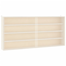 vidaXL fali vitrin ajtós szekrény 80x8,5x37 cm (4017387) bútor
