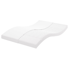 vidaXL fehér 7-zónás 20 ILD keménységű habmatrac 140 x 190 cm ágy és ágykellék
