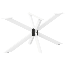vidaXL fehér acél étkezőasztal lábak pók alakú 150x78x(72-73) cm bútor