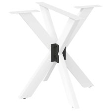 vidaXL fehér acél étkezőasztal lábak pók alakú 85x85x(72-73) cm bútor