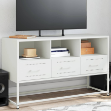 vidaXL fehér acél TV-szekrény 100,5x39x60,5 cm bútor