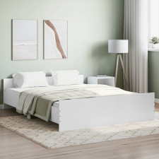 vidaXL fehér ágykeret fej- és lábtámlával 150x200 cm ágy és ágykellék