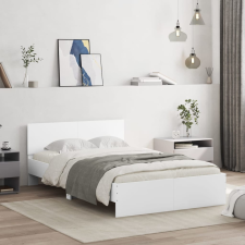 vidaXL fehér ágykeret fejtámlával 120 x 190 cm ágy és ágykellék