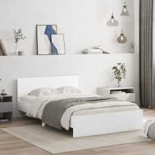vidaXL fehér ágykeret fejtámlával 135 x 190 cm ágy és ágykellék