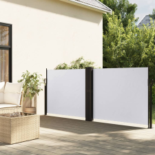 vidaXL fehér behúzható oldalsó napellenző 120 x 1200 cm kerti bútor