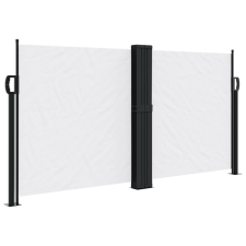 vidaXL fehér behúzható oldalsó napellenző 120 x 1200 cm kerti bútor