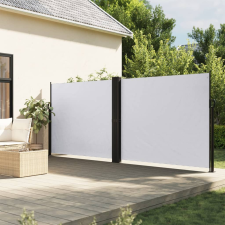 vidaXL fehér behúzható oldalsó napellenző 160 x 600 cm kerti bútor
