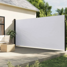 vidaXL Fehér behúzható oldalsó napellenző 220 x 600 cm kerti bútor