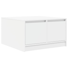 vidaXL fehér dohányzóasztal fiókokkal 70,5x70x40 cm (3328408) bútor