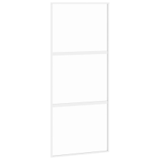 vidaXL fehér edzett üveg és alumínium tolóajtó 90 x 205 cm (155205) nyílászáró