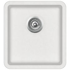 vidaXL Fehér, egymedencés gránit mosogatótálca mosogatótálca