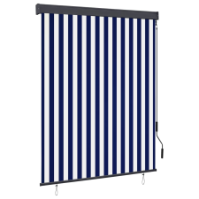 vidaXL fehér és kék kültéri roló 140 x 250 cm lakástextília
