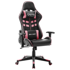 vidaXL fehér és rózsaszín műbőr gamer szék forgószék
