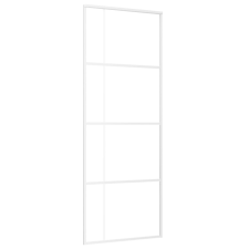 vidaXL fehér ESG üveg és alumínium tolóajtó 76x205 cm (151680) nyílászáró
