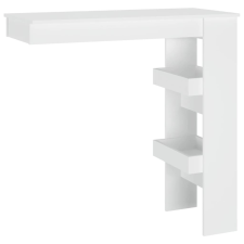 vidaXL fehér fatermék fali bárasztal 102 x 45 x 103,5 cm (811781) bútor