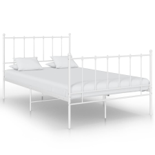 vidaXL fehér fém ágykeret 120 x 200 cm ágy és ágykellék
