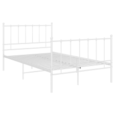 vidaXL fehér fém ágykeret 120 x 200 cm (324953) ágy és ágykellék