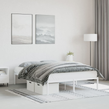 vidaXL fehér fém ágykeret 140 x 190 cm ágy és ágykellék