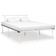 vidaXL fehér fém ágykeret 140 x 200 cm ágy és ágykellék