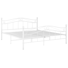 vidaXL fehér fém ágykeret 160 x 200 cm (325001) ágy és ágykellék