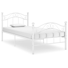 vidaXL fehér fém ágykeret 90 x 200 cm ágy és ágykellék