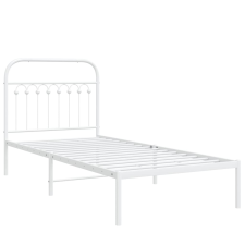 vidaXL fehér fém ágykeret fejtámlával 90x190 cm ágy és ágykellék