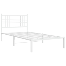 vidaXL fehér fém ágykeret fejtámlával 90x190 cm (376365) ágy és ágykellék