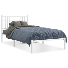 vidaXL fehér fém ágykeret fejtámlával 90x200 cm ágy és ágykellék