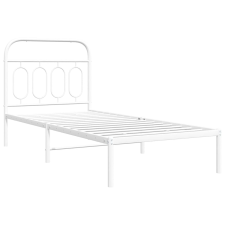 vidaXL fehér fém ágykeret fejtámlával 90x200 cm ágy és ágykellék
