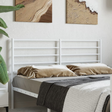 vidaXL fehér fém fejtámla 120 cm ágy és ágykellék