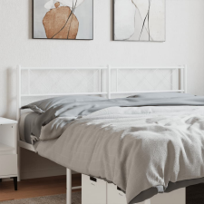 vidaXL fehér fém fejtámla 120 cm ágy és ágykellék