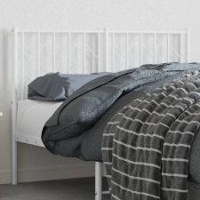 vidaXL fehér fém fejtámla 120 cm ágy és ágykellék