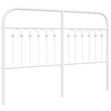vidaXL fehér fém fejtámla 135 cm ágy és ágykellék