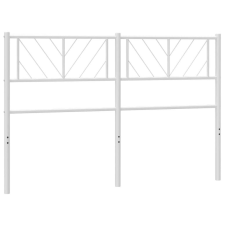 vidaXL Fehér fém fejtámla 135 cm ágy és ágykellék