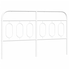 vidaXL fehér fém fejtámla 137 cm ágy és ágykellék