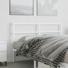 vidaXL fehér fém fejtámla 140 cm ágy és ágykellék